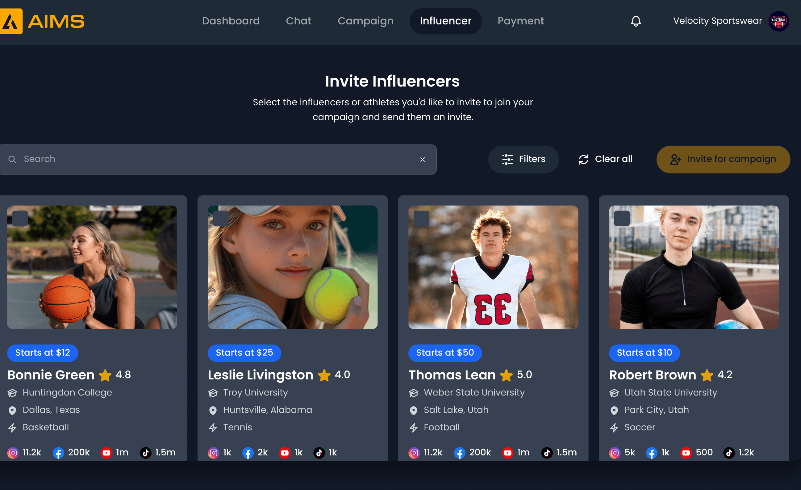 Athlete Access screenshot